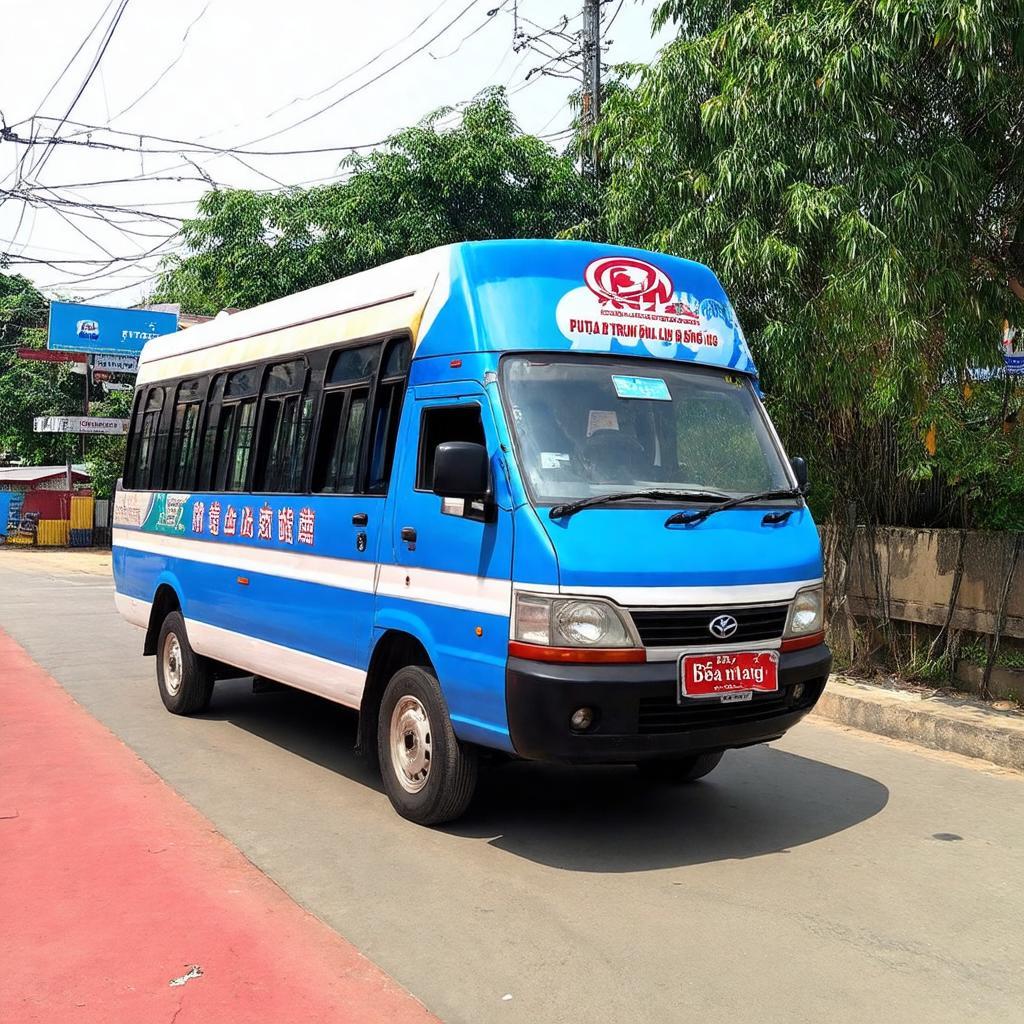 Xe trung chuyển Phương Trang tại Bảo Lộc giúp hành khách di chuyển thuận tiện trong nội thành.
