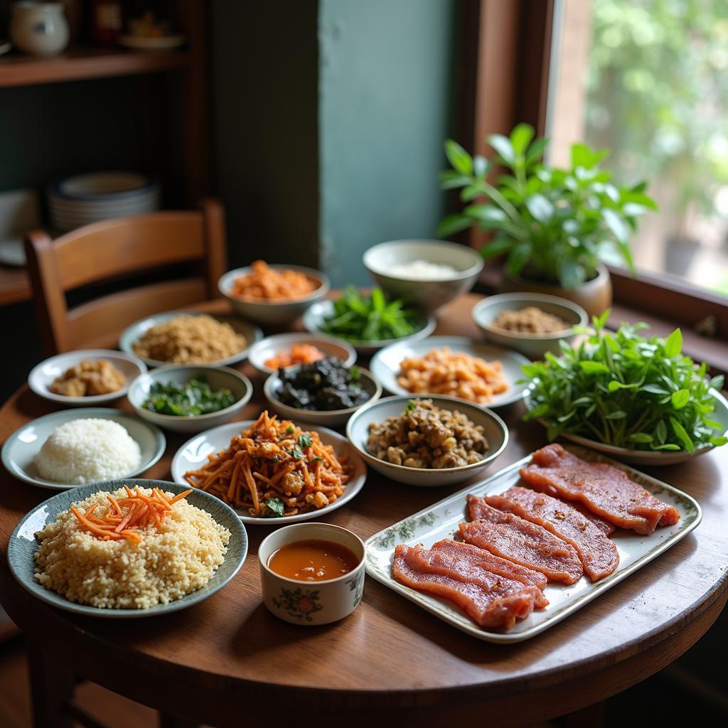 Khám phá ẩm thực đặc sắc tại một quán ăn nhỏ ở Phường Xuân Hòa, Tỉnh Phú Thọ với các món ăn địa phương