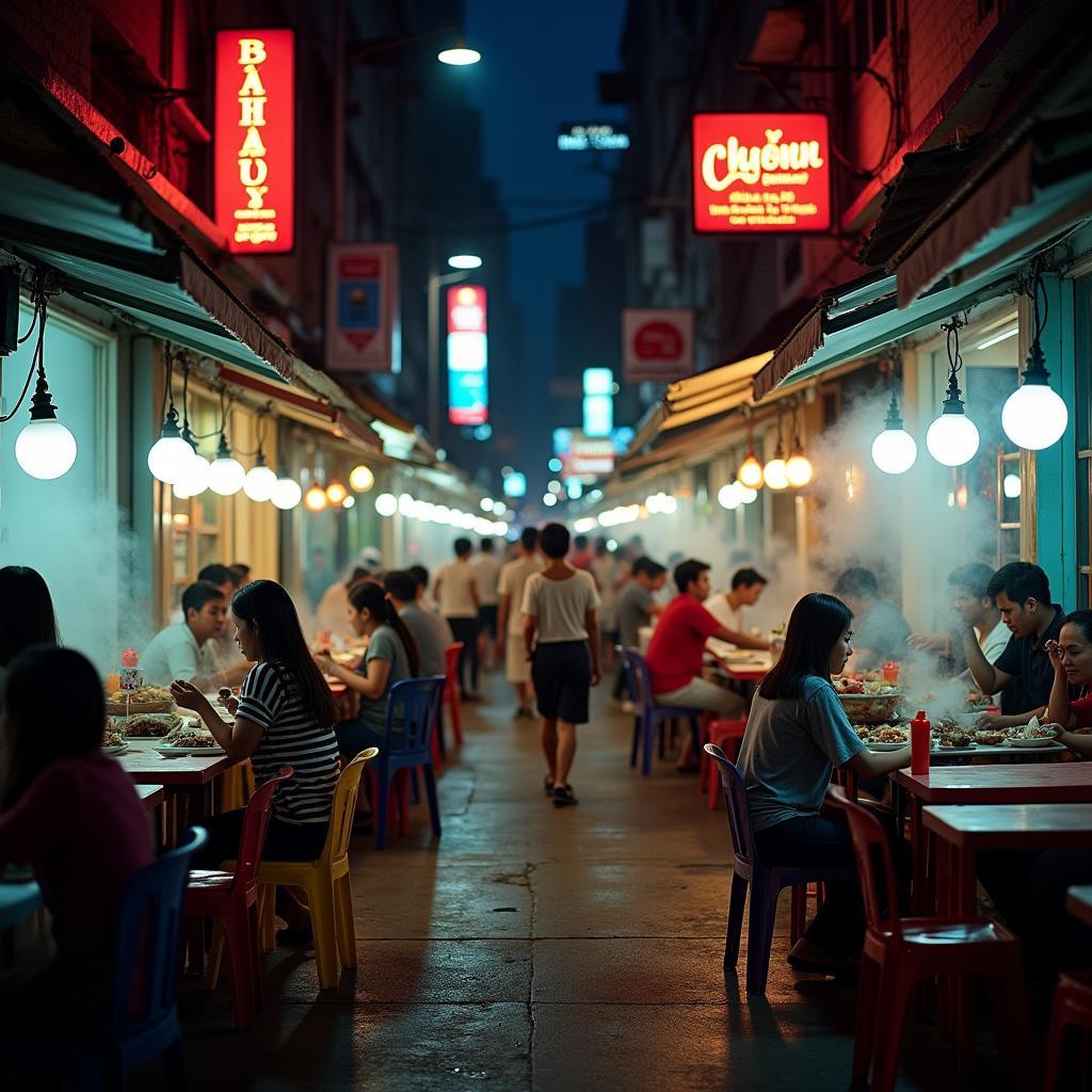 Toàn cảnh thiên đường ẩm thực đêm đa dạng và nhộn nhịp tại Phường Tân Sơn Hòa