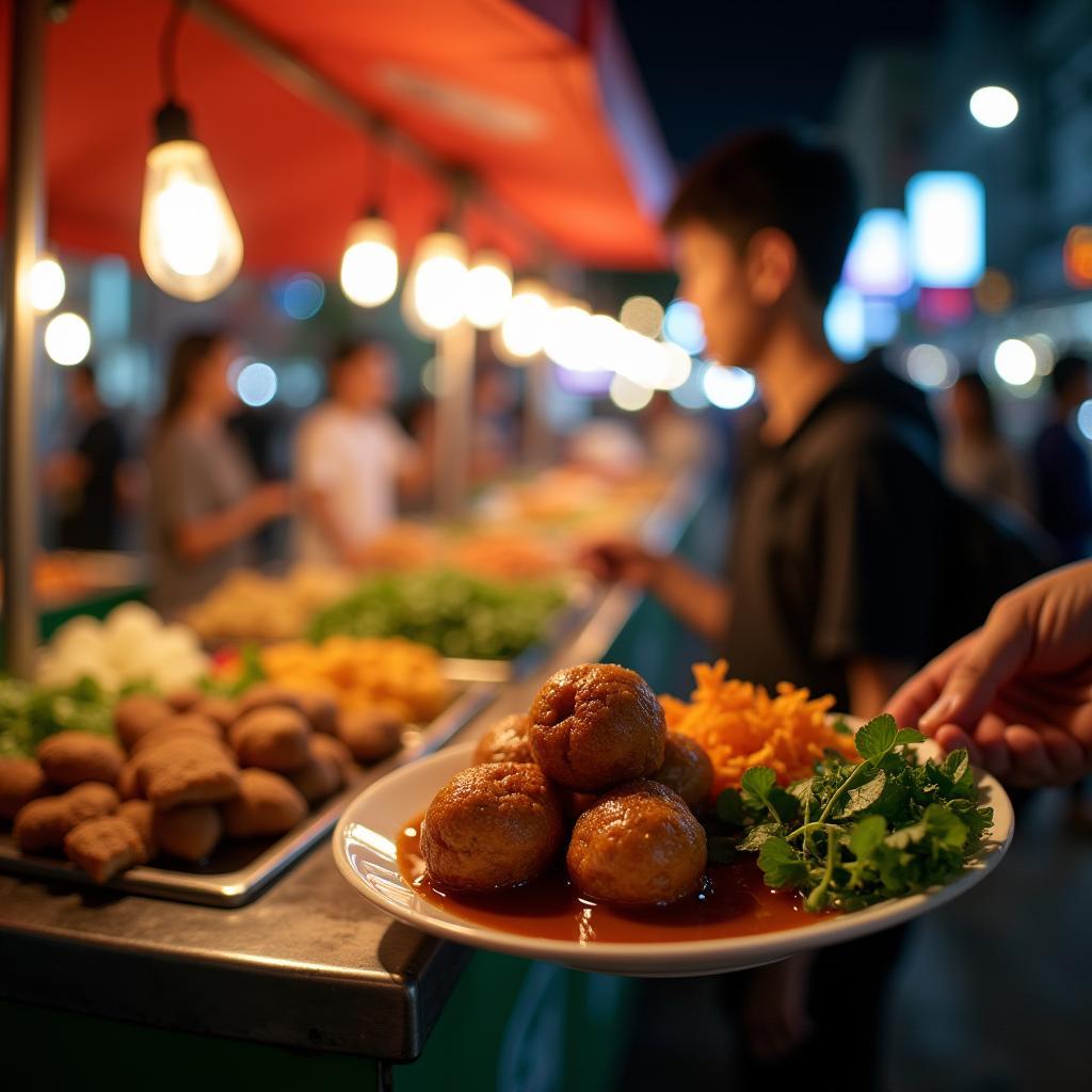 Trải nghiệm thiên đường ẩm thực đường phố sôi động và hấp dẫn tại Phường Láng, Quận Đống Đa, Thành phố Hà Nội.
