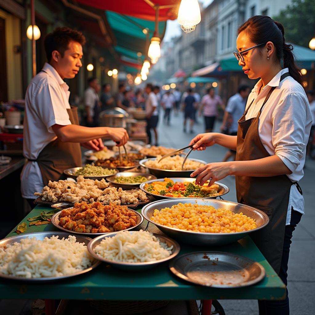 Những món ăn đường phố hấp dẫn tại Phường Phương Liệt Quận Thanh Xuân