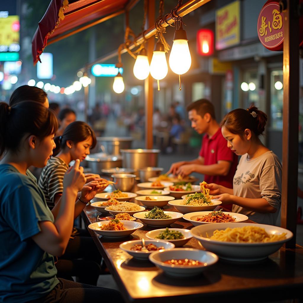 Quán ăn vỉa hè và ẩm thực đường phố tại Phường Tân Sơn Tân Bình