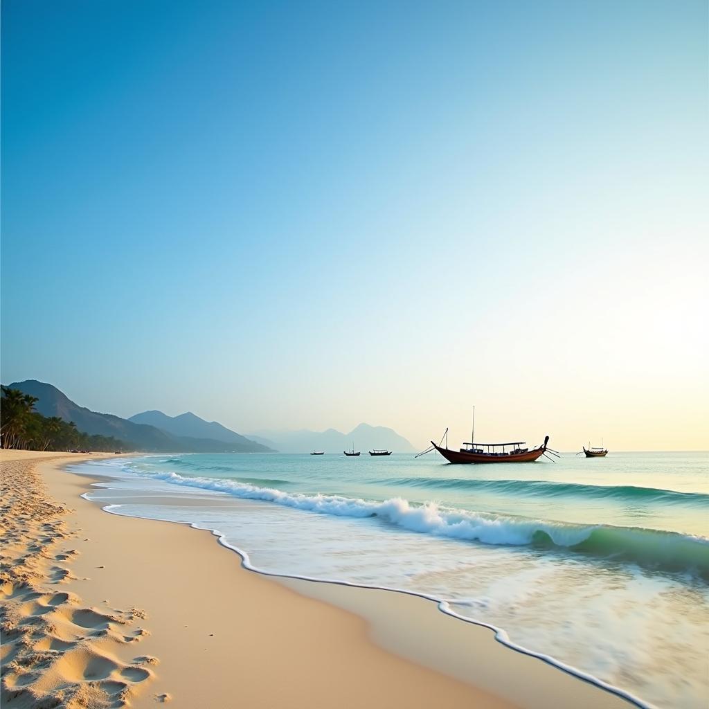 Vẻ đẹp hoang sơ của bãi biển tại Xã Hồ Tràm huyện Xuyên Mộc, điểm đến lý tưởng cho du khách.