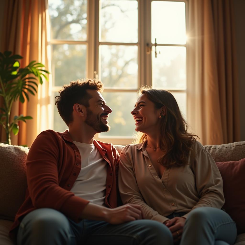 Những câu nói hay về bạn trong gia đình thể hiện qua khoảnh khắc hai người bạn thân ngồi bên cửa sổ, cùng nhau chia sẻ câu chuyện và tiếng cười ấm áp.