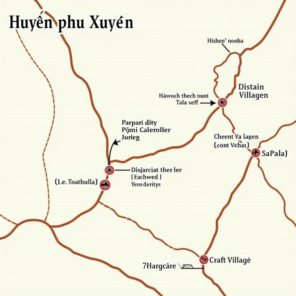Bản đồ Huyện Phú Xuyên Hà Nội chi tiết và đường đi tới các làng nghề