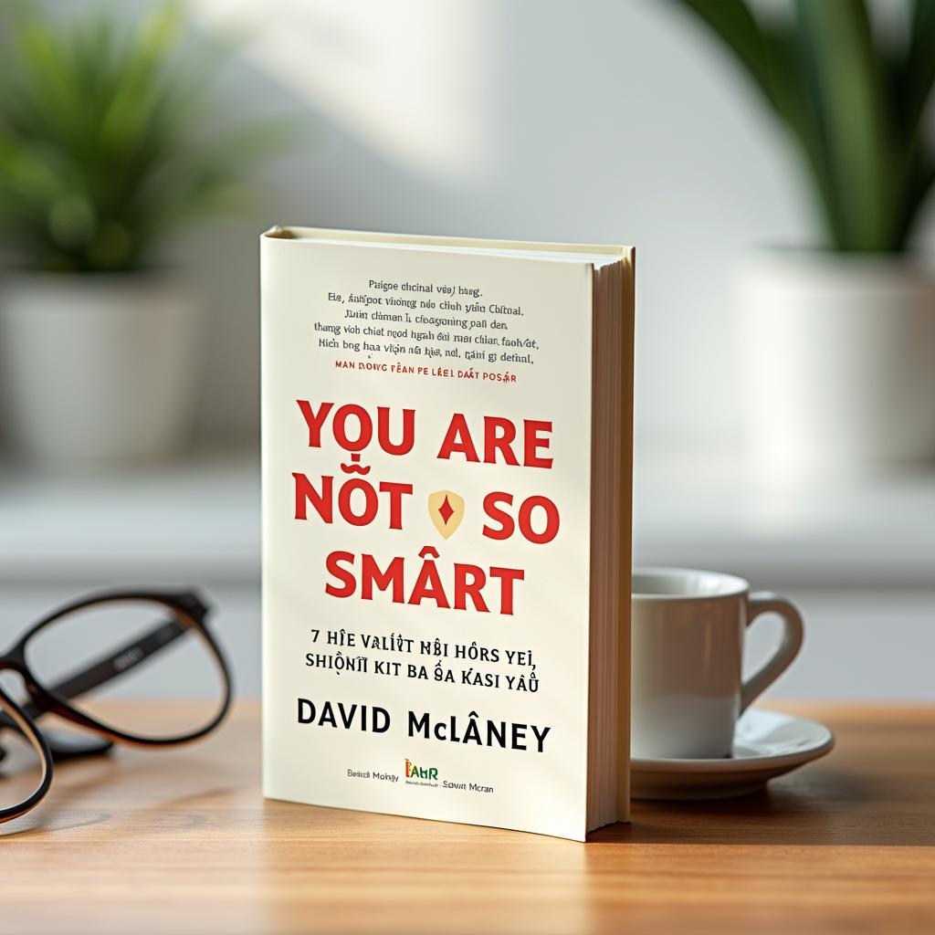 Review sách Bạn Không Thông Minh Lắm Đâu của David McRaney, khám phá những sai lầm trong tư duy con người.