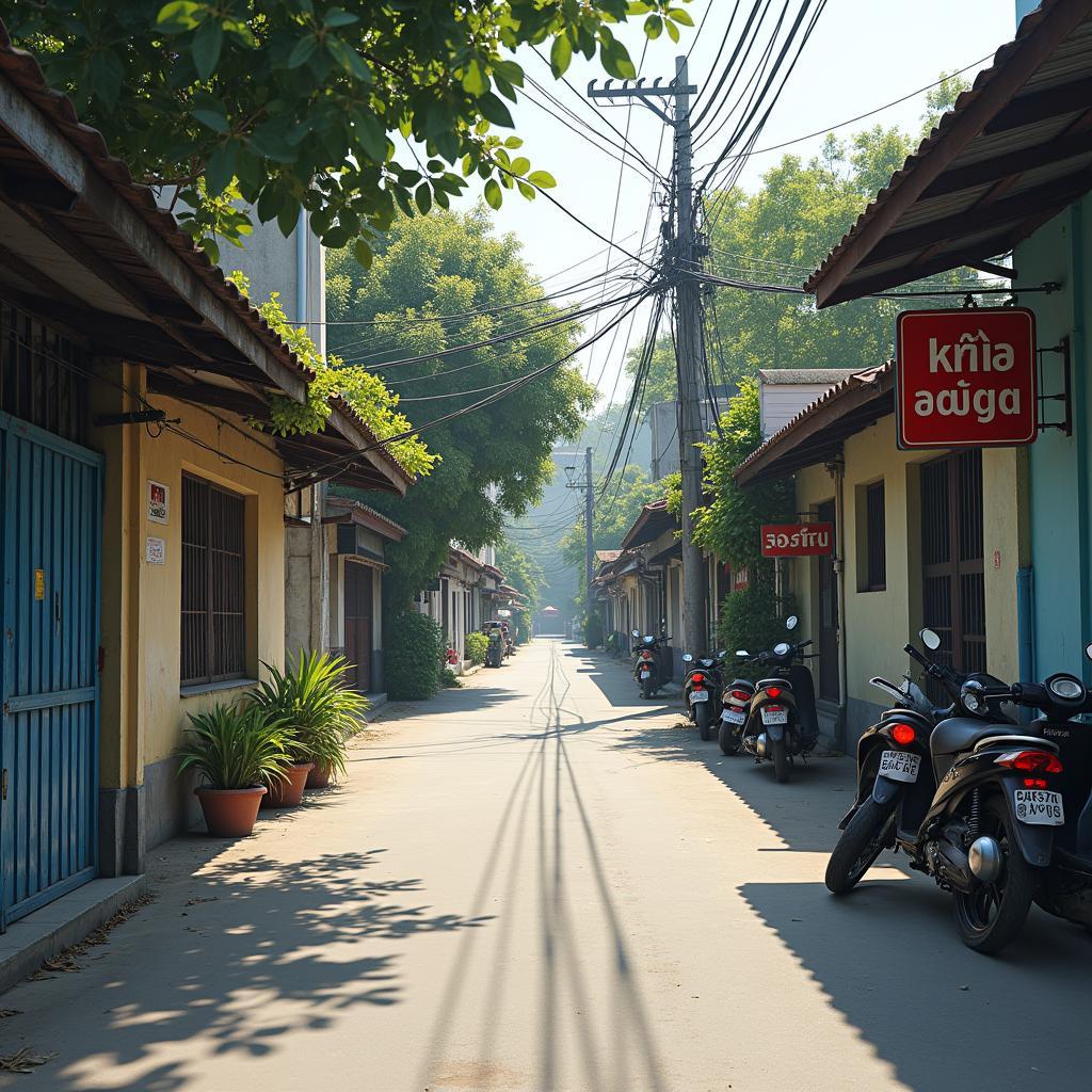 Hình ảnh thực tế Bến xe Buýt Hiệp Thành nằm trong hẻm 25/3C Hiệp Thành 17, quận 12, TP HCM.