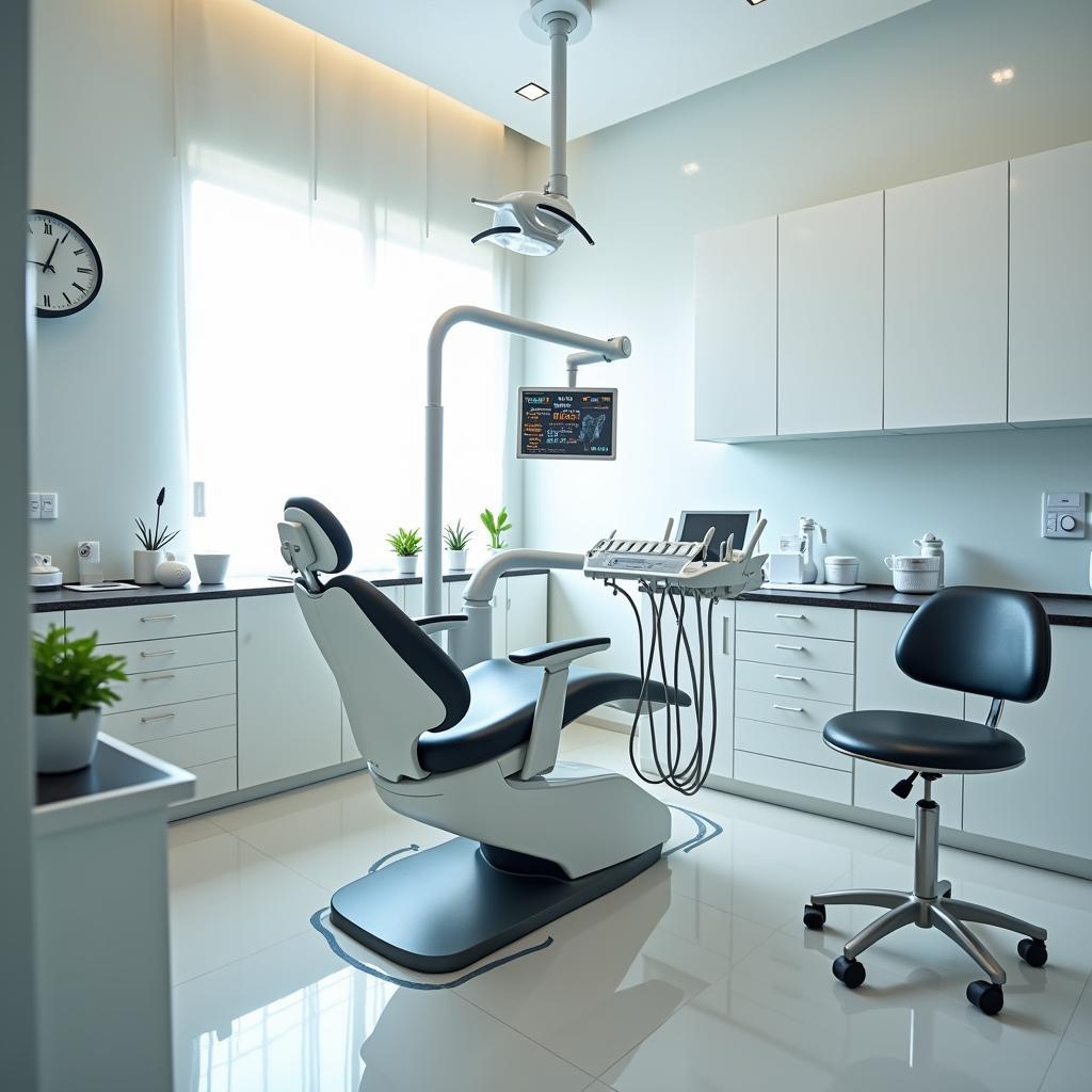 Bên trong phòng khám hiện đại tại Nha Khoa Đăng Khoa Quận 8