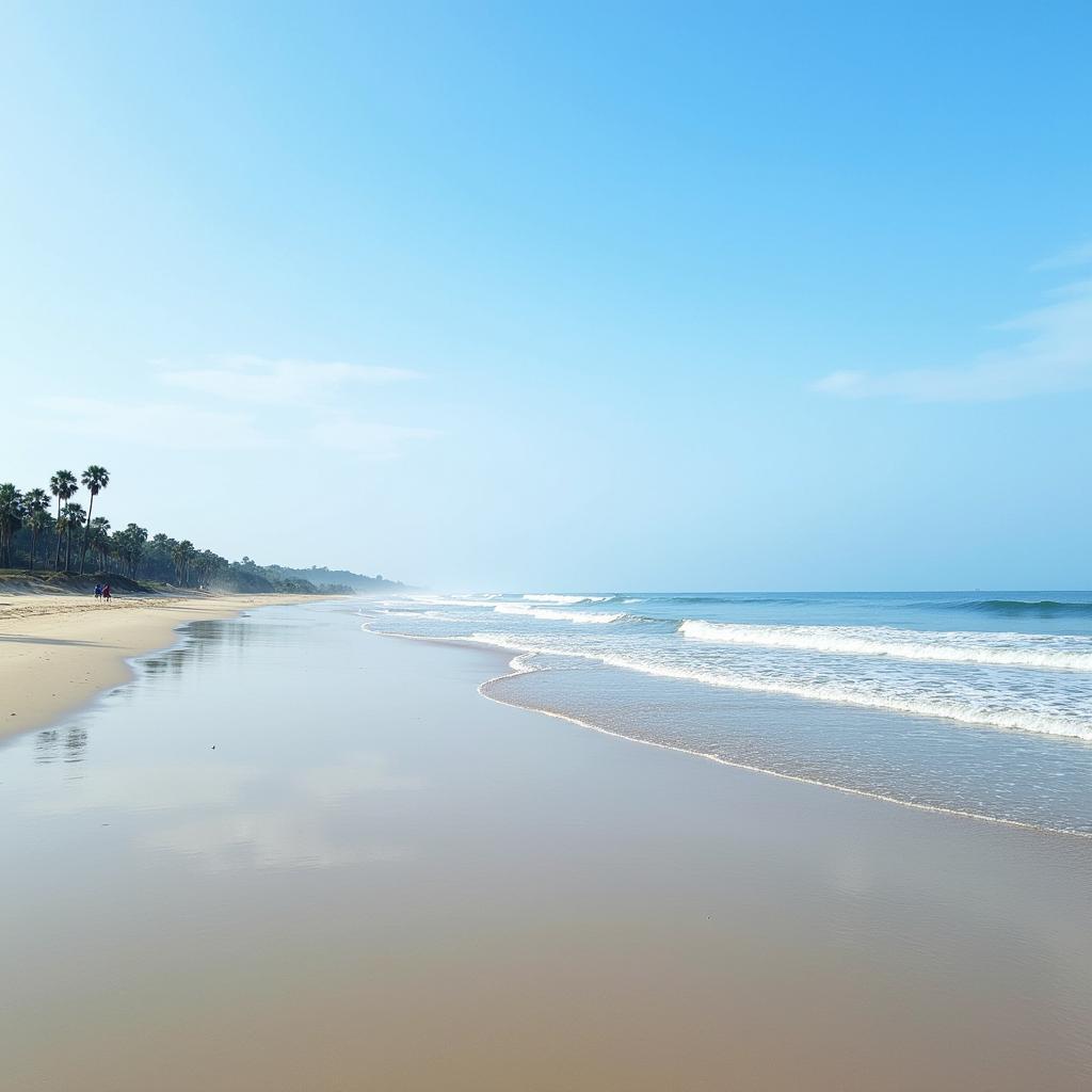 Hinh anh bien binh minh huyen thang binh quang nam dep hoang so
