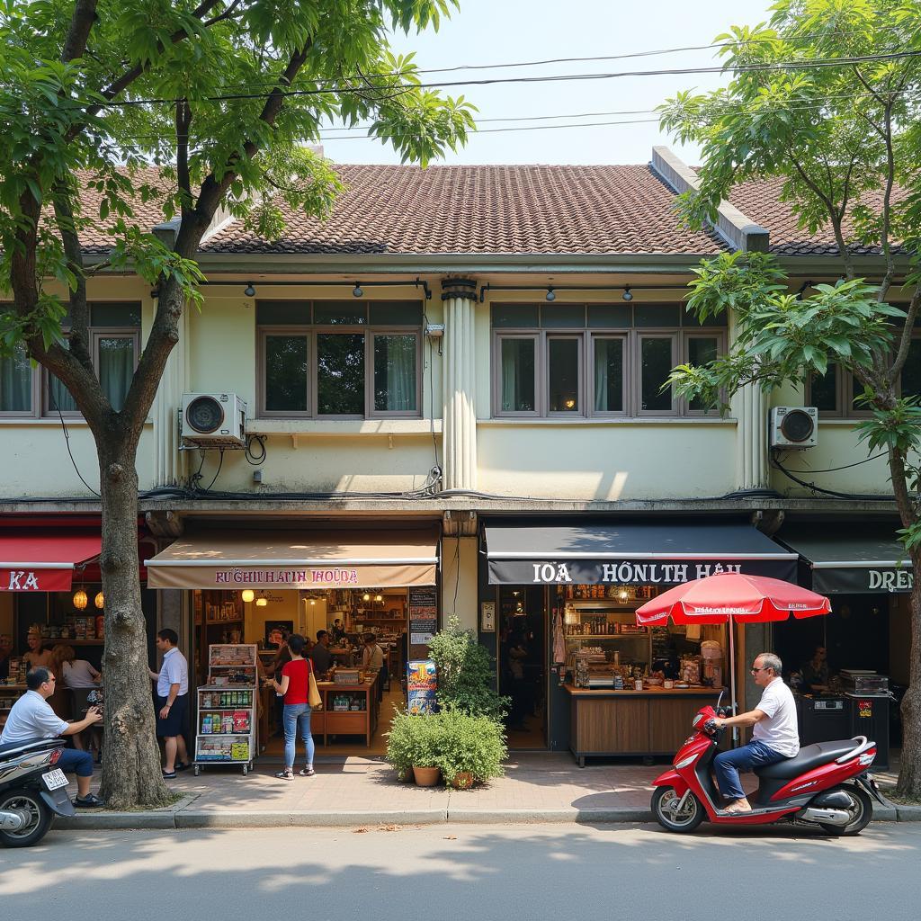 Hình ảnh các cửa hàng dịch vụ tiện ích trên Đường liên khu 5-6 Bình Tân phục vụ đời sống
