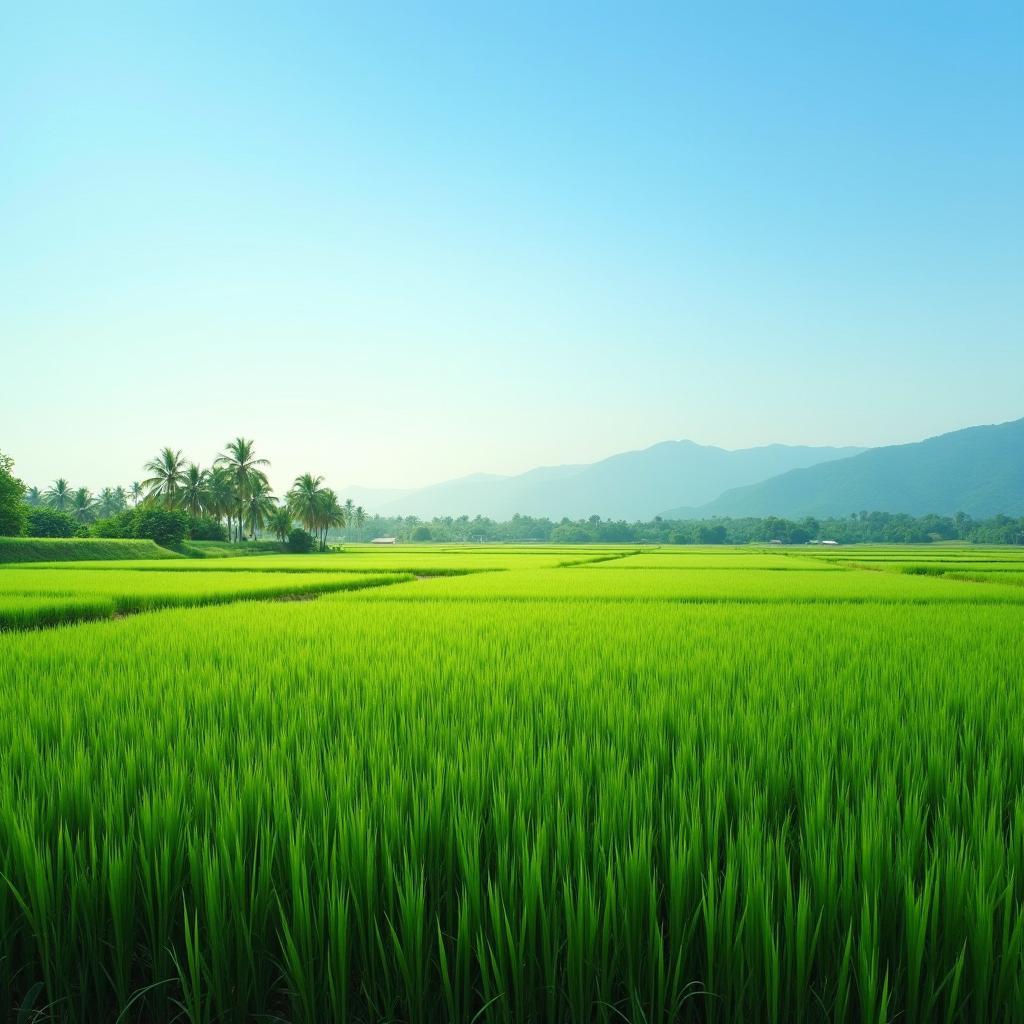 Vẻ đẹp thanh bình của cánh đồng lúa tại Xã Bắc Lý Tỉnh Hà Nam