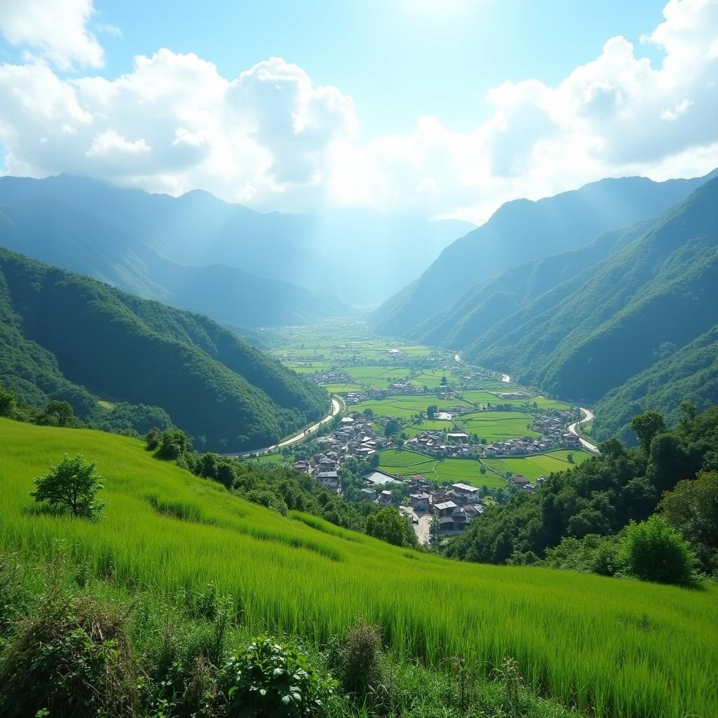 Vẻ đẹp hùng vĩ của núi rừng và bản làng tại Xã Cảm Nhân Tỉnh Lào Cai