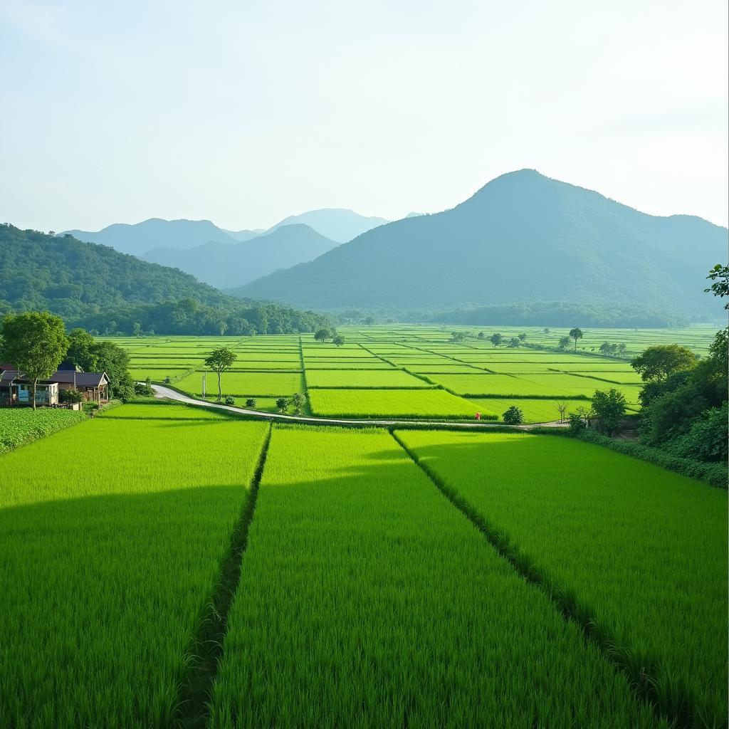 Vẻ đẹp tự nhiên và yên bình của vùng quê xã Kim Bình Tuyên Quang