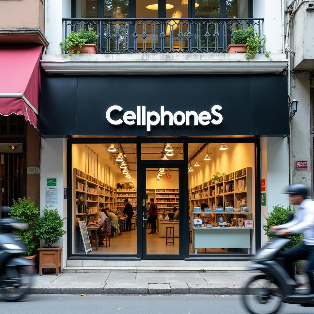 Hinh anh cua hang CellphoneS 283 Ho Tung Mau Cau Dien tu mat duong