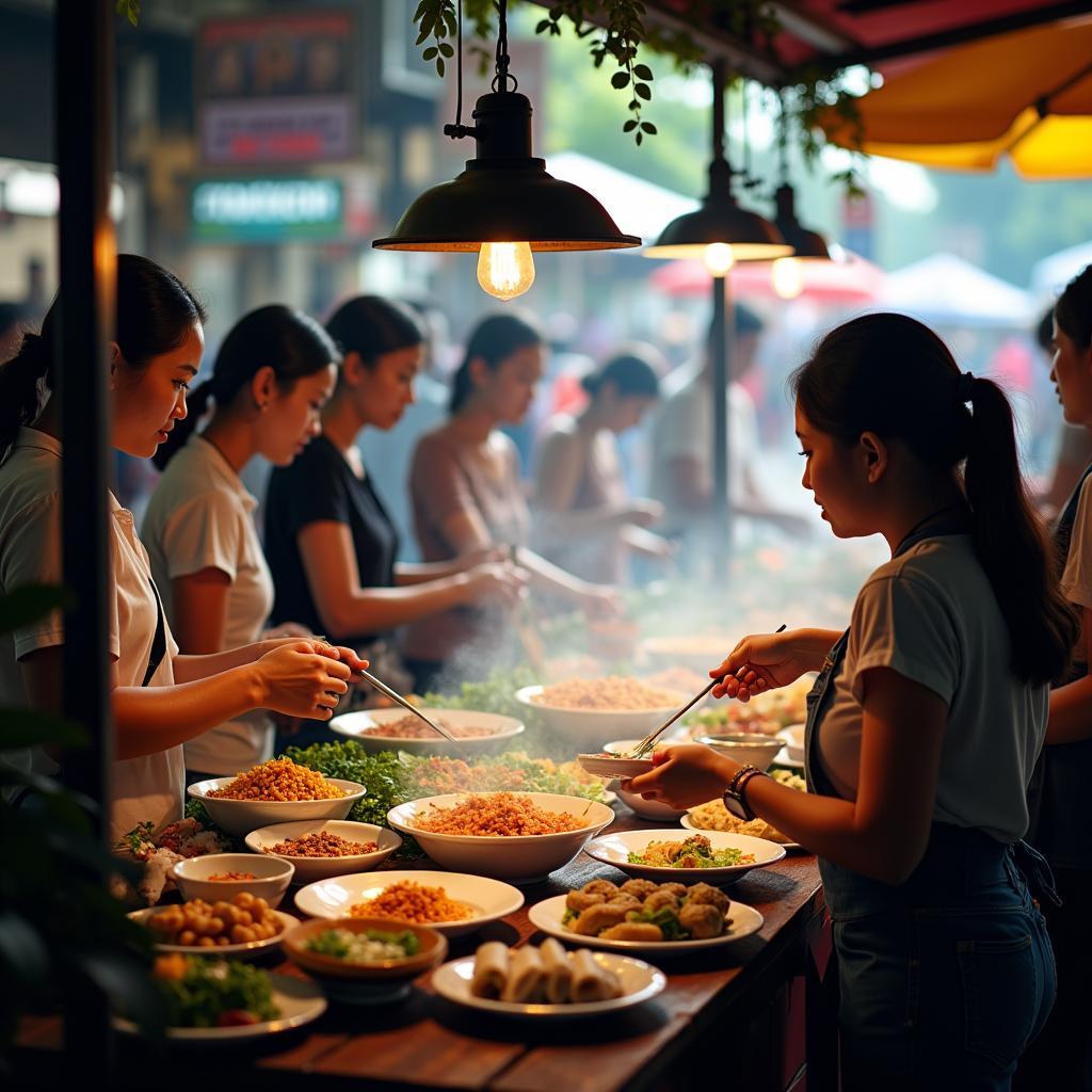 Khám phá khu ẩm thực sôi động với đa dạng món ăn ngon tại Chợ Bùi Văn Ba Quận 7