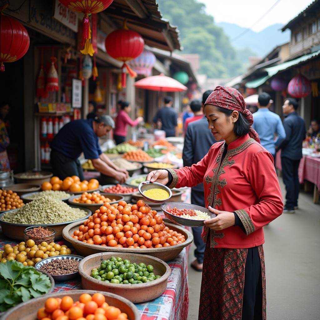Nét độc đáo của chợ phiên tại Xã Bảo Nhai, Tỉnh Lào Cai