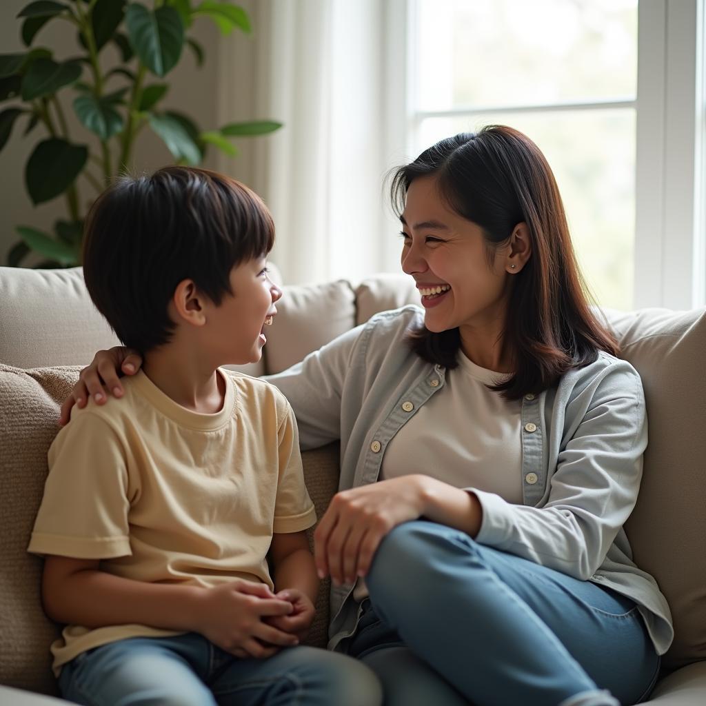 Con trai xem mẹ như bạn, thoải mái tâm sự mọi chuyện thầm kín trong cuộc sống
