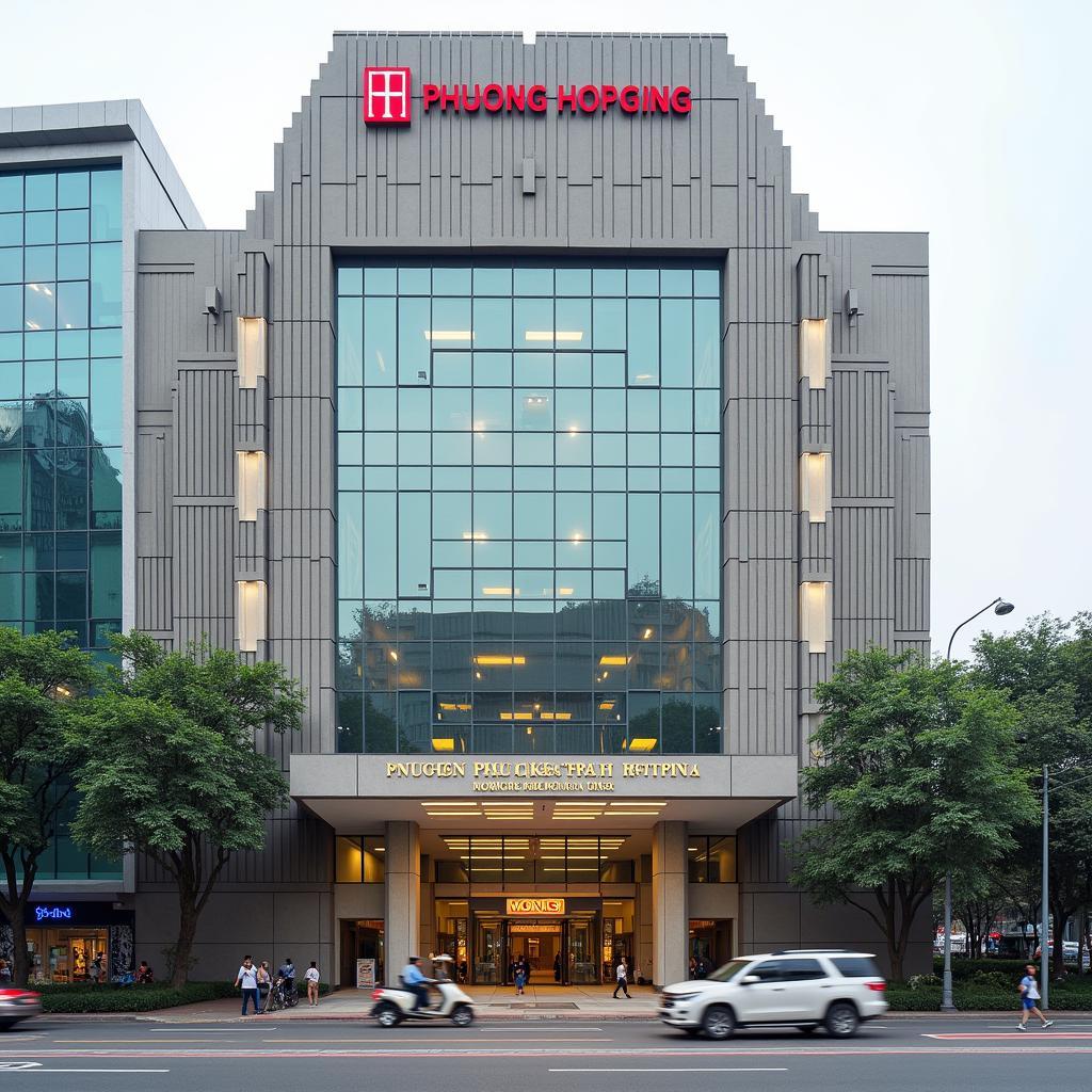Cổng chính và lối vào Bệnh viện Nguyễn Tri Phương tại địa chỉ 468 Nguyễn Trãi, Quận 5