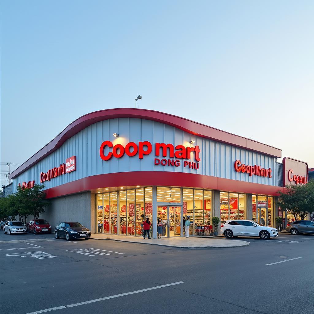 Hình ảnh Coopmart Đồng Phú Tân Phú Bình Phước bên ngoài