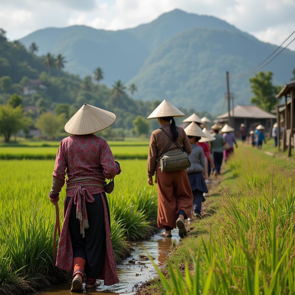 Hinh anh chan thuc ve cuoc song thuong ngay cua nguoi dan tai Xa Mo Vang Tinh Lao Cai