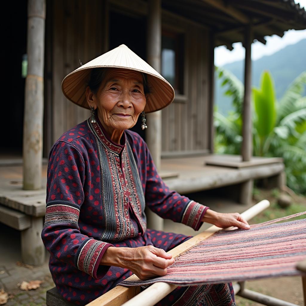Hình ảnh người dân tộc thiểu số tại Xã Trần Phú, Tỉnh Thái Nguyên trong sinh hoạt đời thường