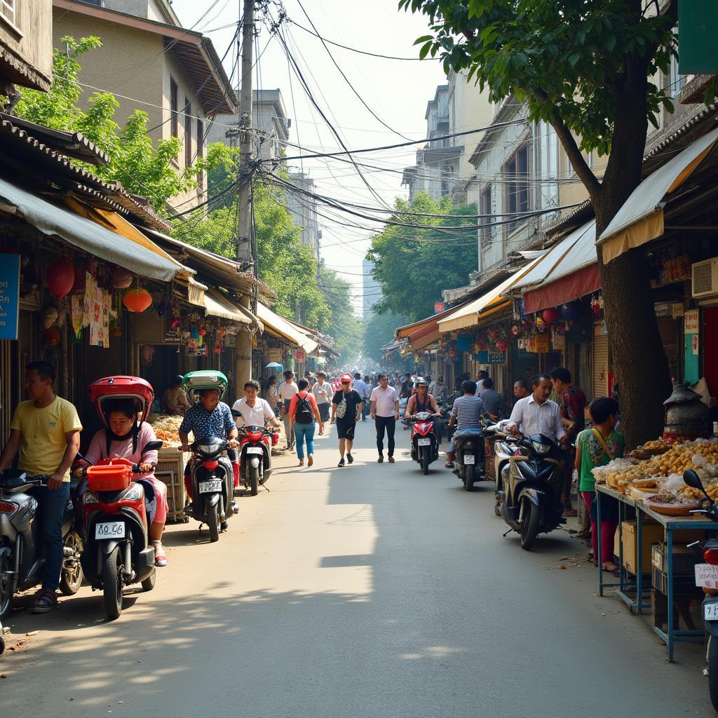 Những hoạt động mua bán và đời sống thường nhật tại Phường Thuận Giao, Thành phố Thuận An