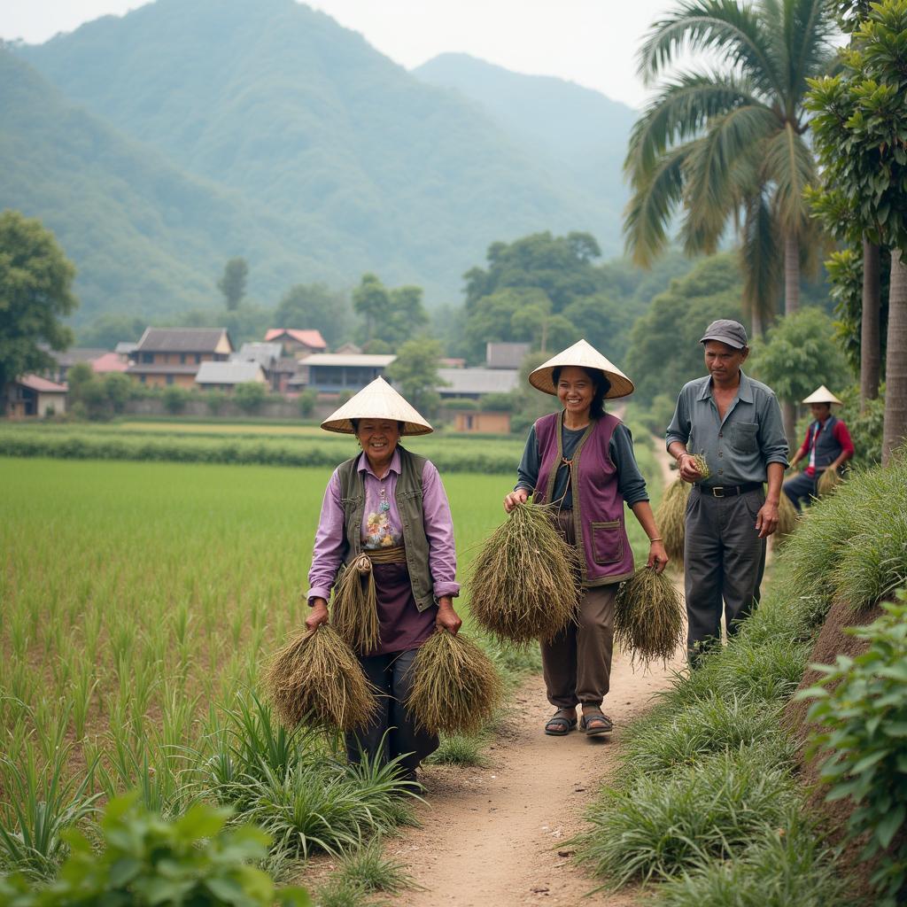 Đời sống sinh hoạt thường ngày của người dân tại Xã Hùng An, Tỉnh Tuyên Quang