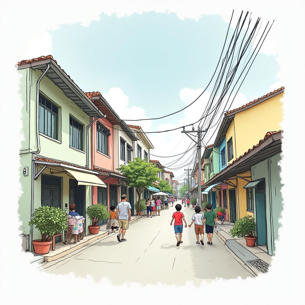 Hình ảnh đời sống thường ngày và các tiện ích tại Phường Duy Tân Phủ Lý