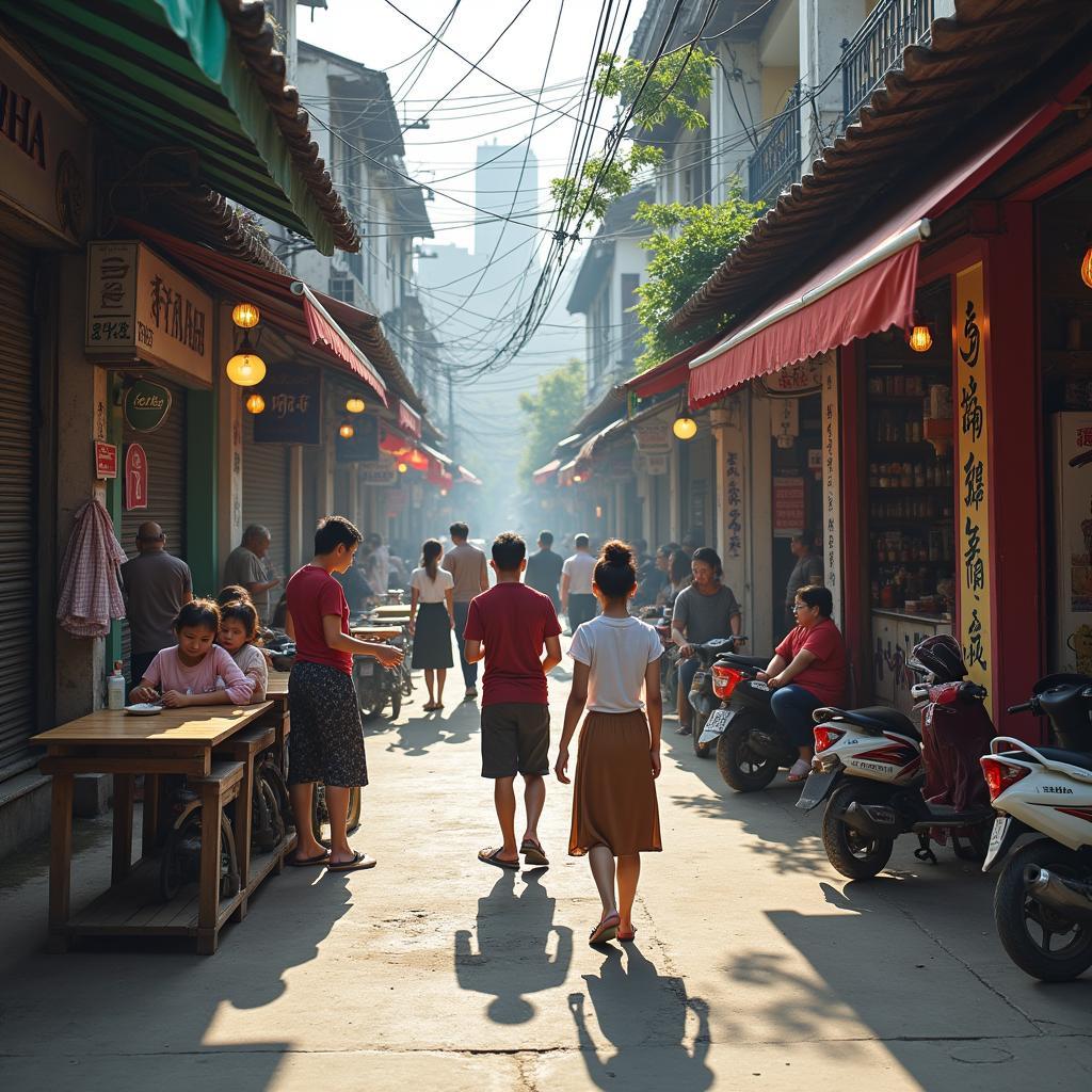 Hình ảnh cuộc sống thường nhật và các hoạt động cộng đồng tại Phường Hồng Hà Quận Hoàng Mai Hà Nội