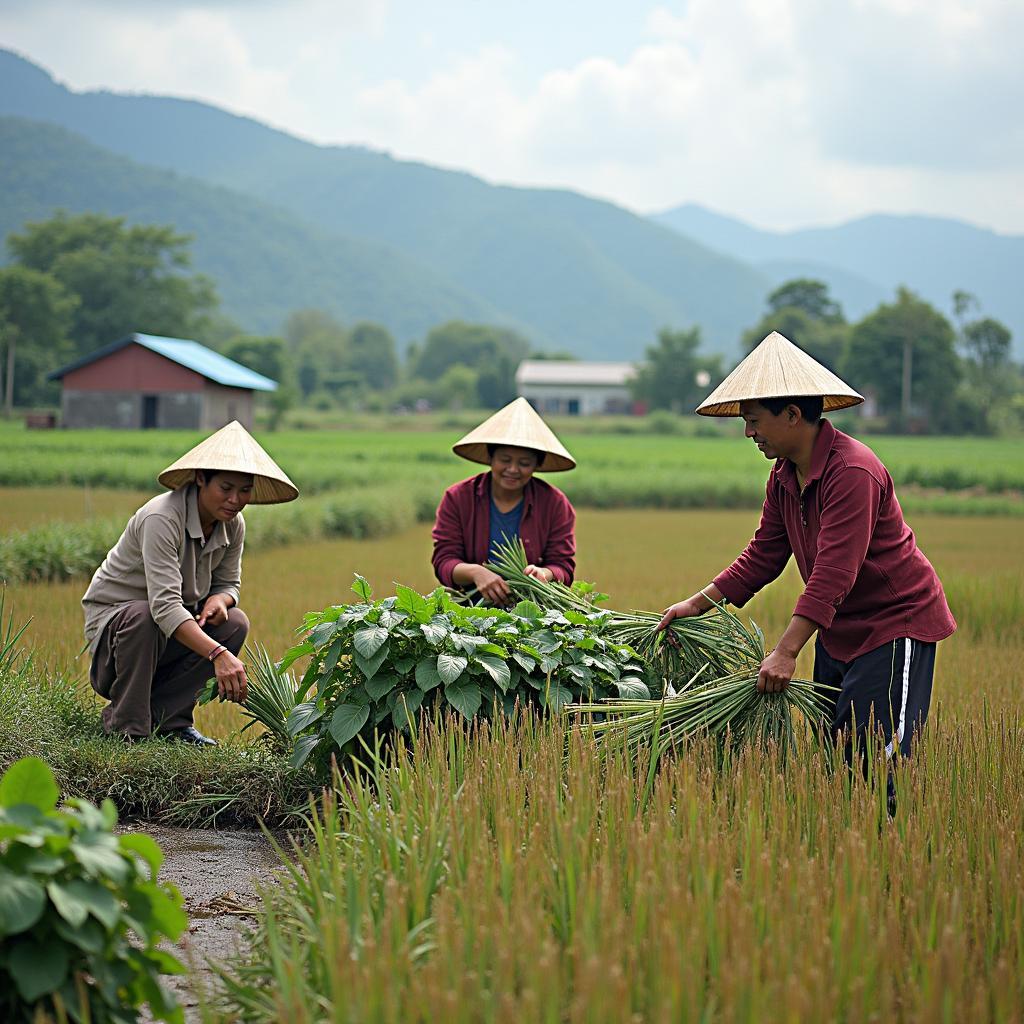 Hoạt động thường ngày của người dân tại Xã Nậm Dịch, Tỉnh Tuyên Quang