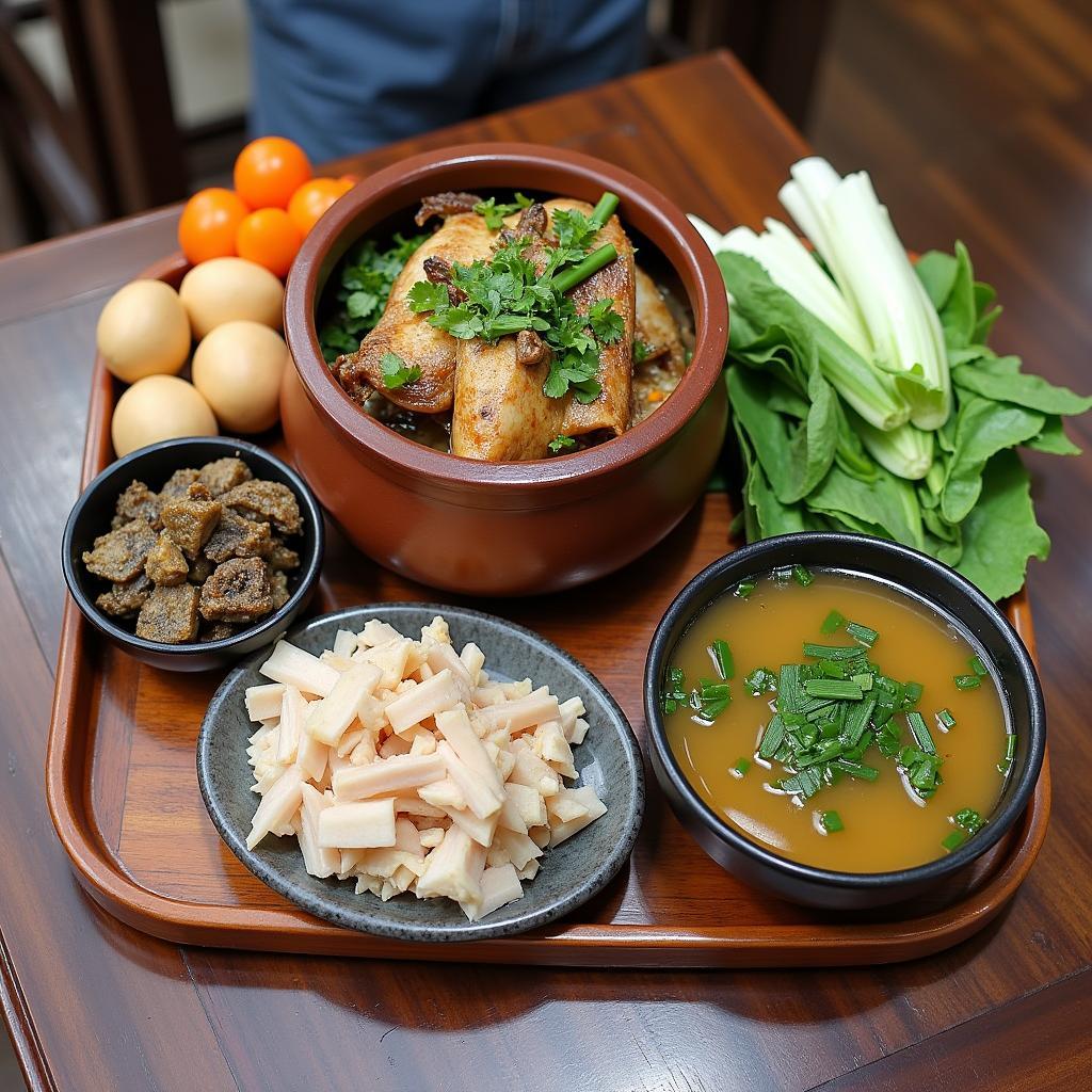 Khám phá mâm cơm đậm chất ẩm thực địa phương tại Ngự Thiên, Hưng Yên với các món ăn dân dã, hấp dẫn