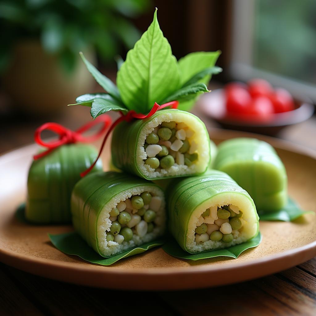 Cận cảnh cặp bánh Phu Thê (bánh Xu Xê) đặc sản Gia Bình, Bắc Ninh thơm ngon, hấp dẫn.