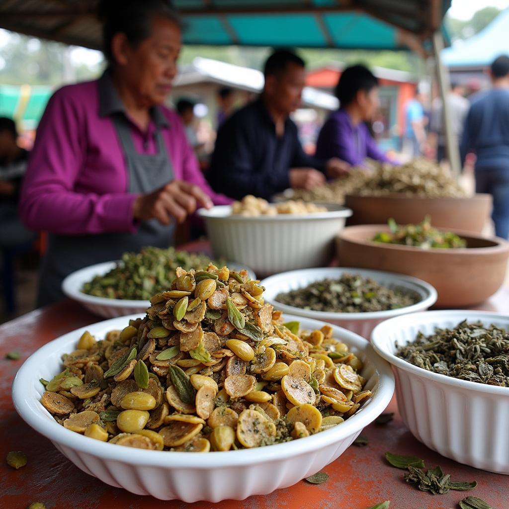 Hinh anh cac mon dac san nhu thang co che shan tuyet tai Xa Muong Khuong Tinh Lao Cai