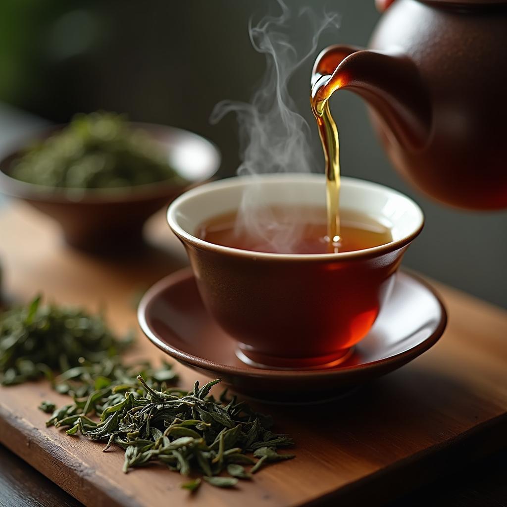 Thưởng thức đặc sản trà Shan Tuyết nổi tiếng tại Xã Nghinh Tường, Thái Nguyên