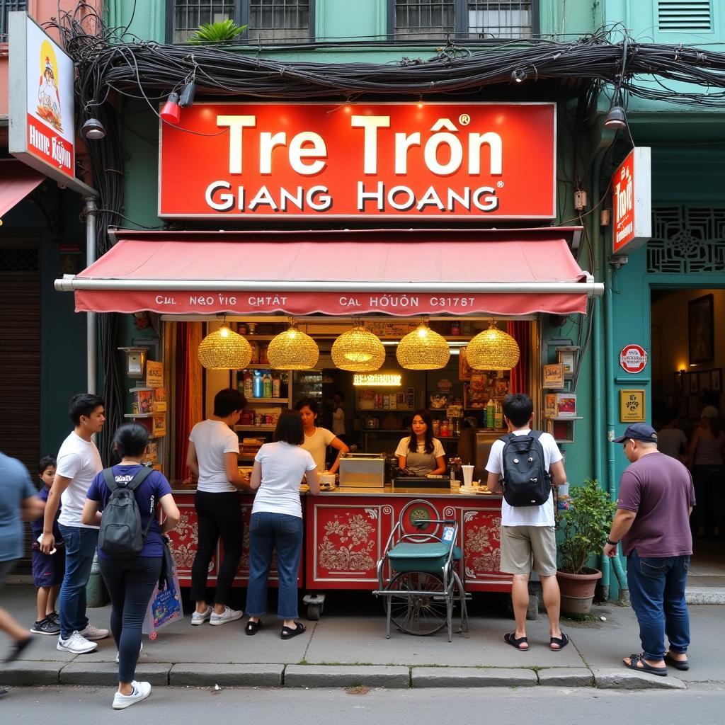 Vị trí quán Trẻ Trộn Giang Hoàng tại số 68 Nguyễn Thượng Hiền Quận 3
