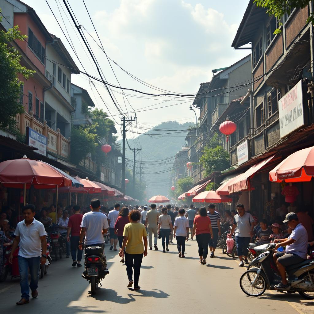 Hoạt động sôi động tại một địa điểm nổi bật ở Phường Bình Hòa Thuận An Bình Dương