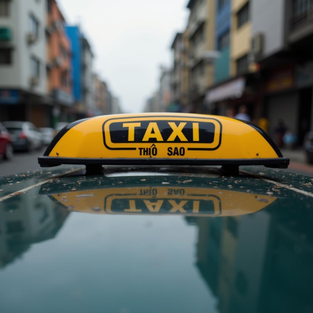 Biển hiệu hoặc logo của Taxi Thủ Đô Sao tại khu vực Văn Phú Hà Nội