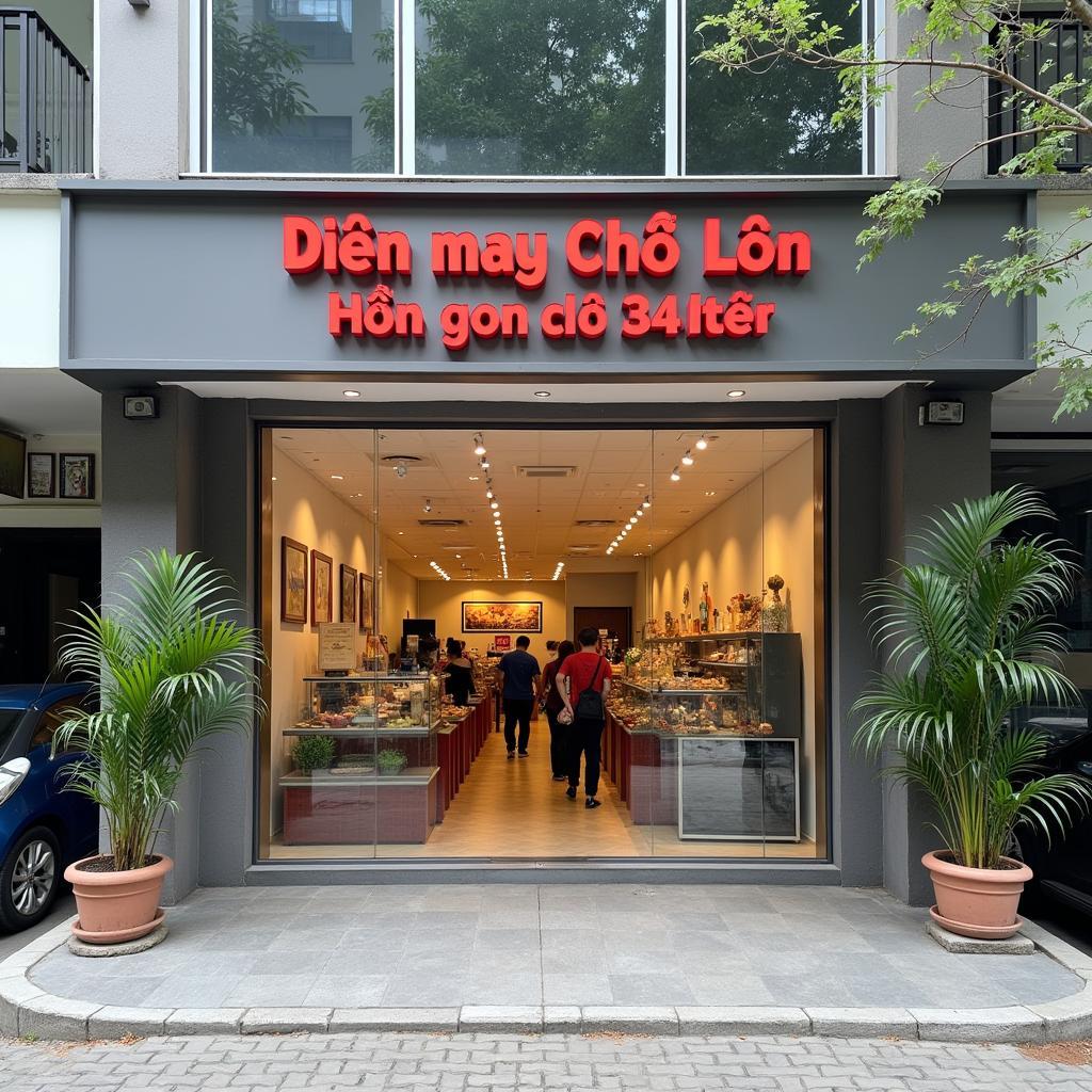 Hình ảnh mặt tiền cửa hàng Điện máy Chợ Lớn 31 Nguyễn Tất Thành Buôn Ma Thuột giúp nhận diện dễ dàng