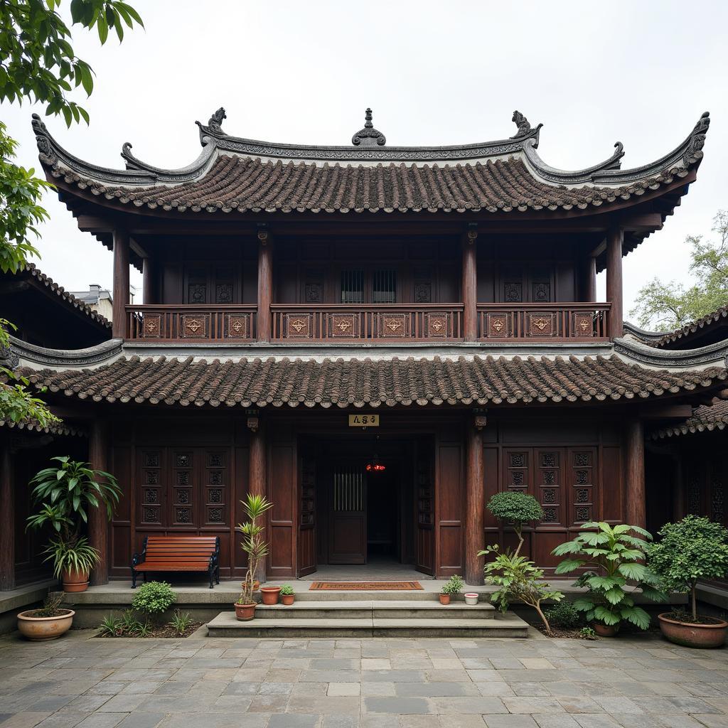 Kiến trúc cổ kính và tinh xảo của Đình Hạ Hiệp ở Đan Phượng, di tích lịch sử quan trọng.