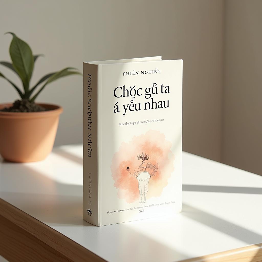 Đọc sách Chắc gì ta đã yêu nhau của tác giả Phiên Nghiên với bìa sách ấn tượng và gợi nhiều suy ngẫm