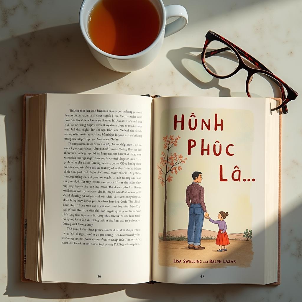 Hình ảnh trang bìa sách Hạnh Phúc Là, minh họa cho việc đọc sách tìm thấy niềm vui giản dị từ cuộc sống