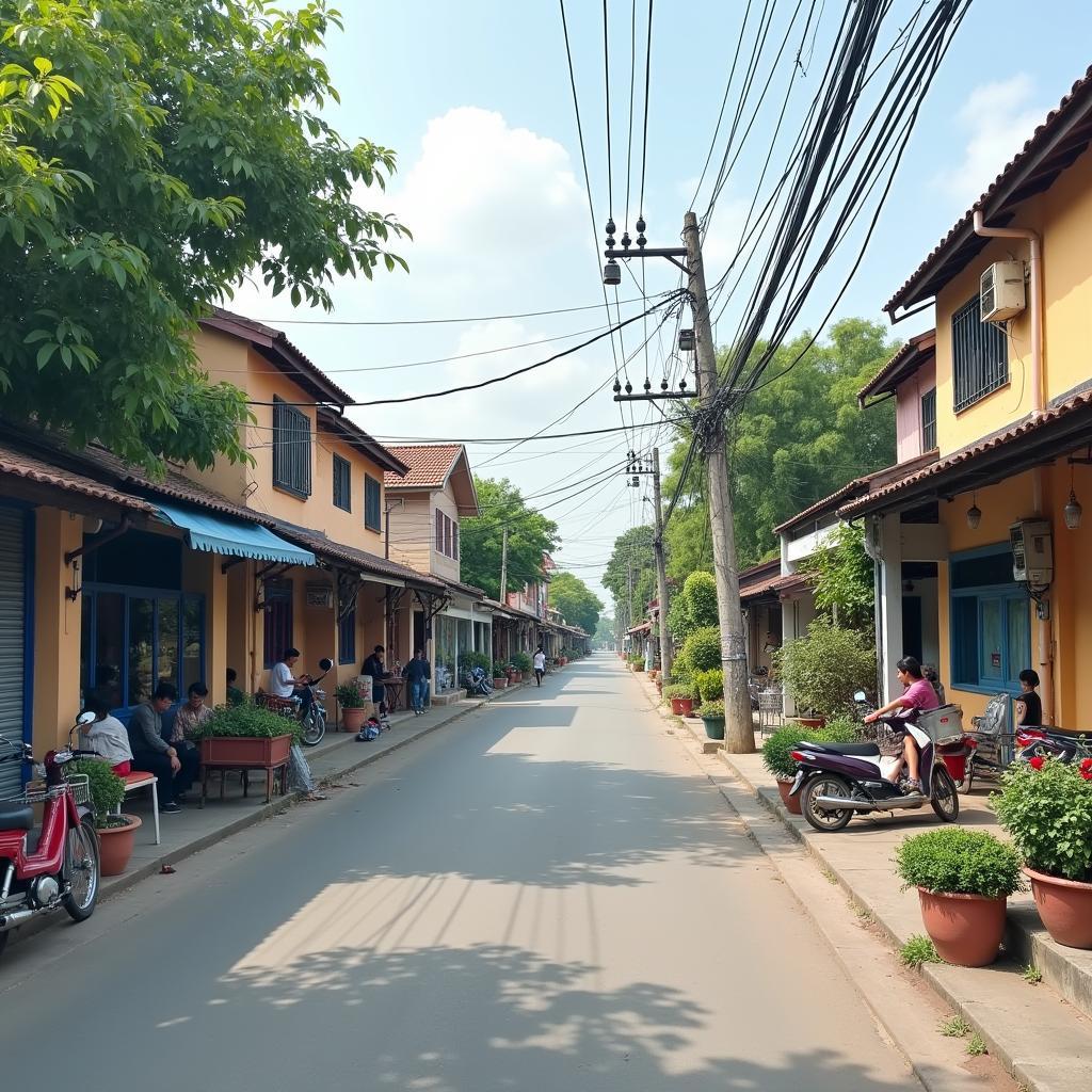 Hình ảnh đời sống sinh hoạt và hạ tầng tại **Phường Điện Bàn, Thị xã Điện Bàn, Thành phố Đà Nẵng**