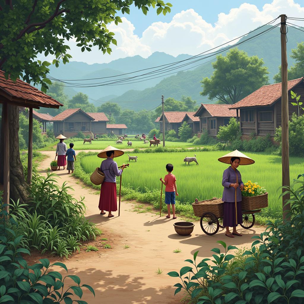 Cuộc sống thường nhật và văn hóa cộng đồng tại Xã Quảng Nguyên Chiêm Hóa Tuyên Quang