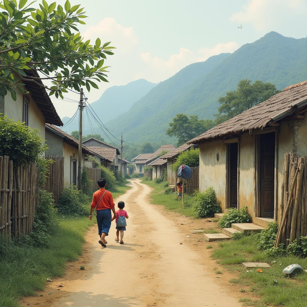 Hình ảnh đời sống thường ngày của người dân tại Xã Trà Tân Bắc Trà My