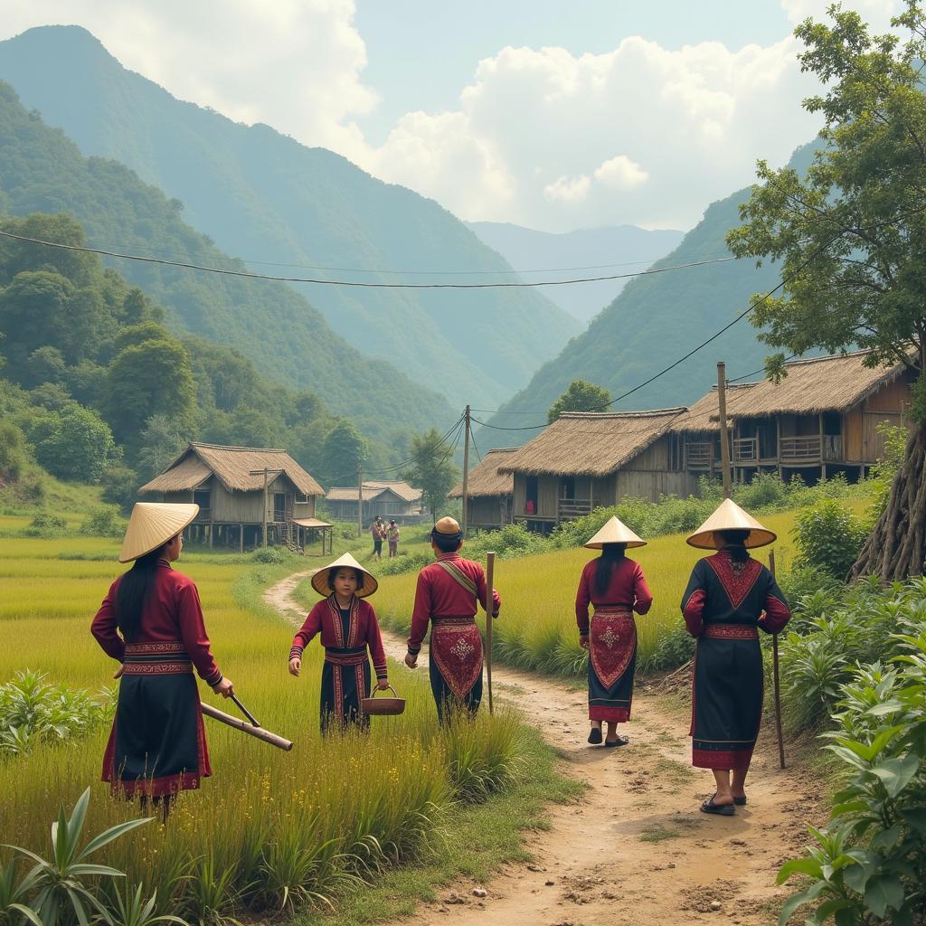Cuộc sống thường nhật và nét văn hóa đặc trưng của người dân tại Xã Hồ Thầu, Tỉnh Tuyên Quang