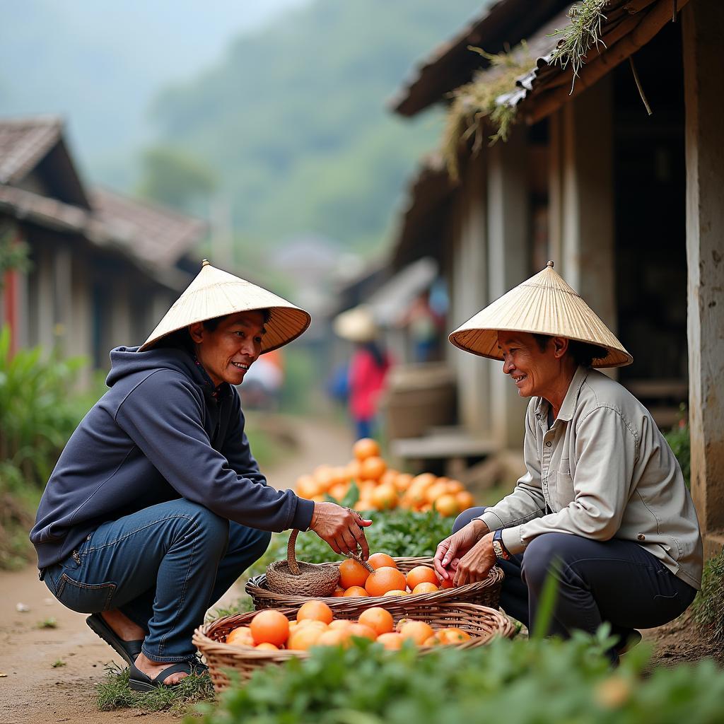 Khoảnh khắc yên bình trong đời sống văn hóa của người dân Xã Khánh Yên, Tỉnh Lào Cai