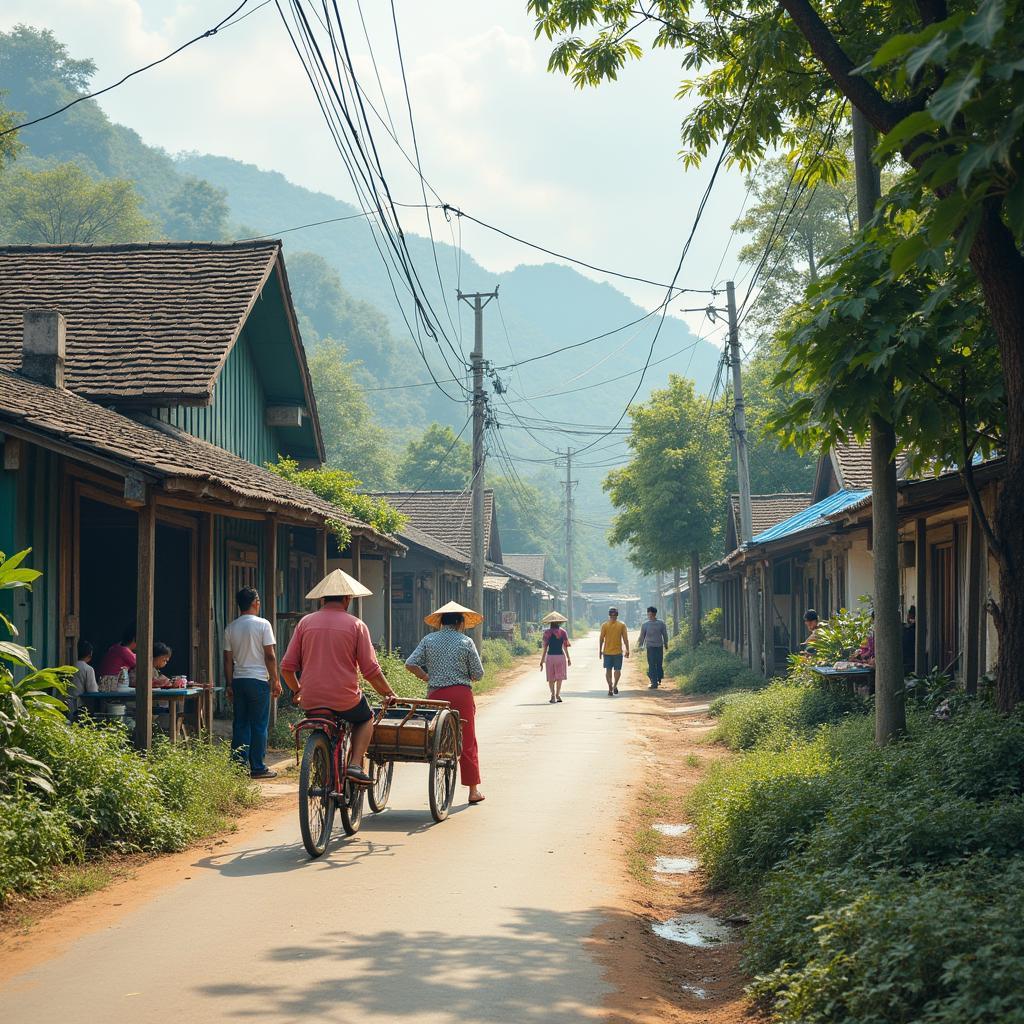 Hình ảnh đời sống sinh hoạt của người dân tại Xã Thanh Oai Hà Nội