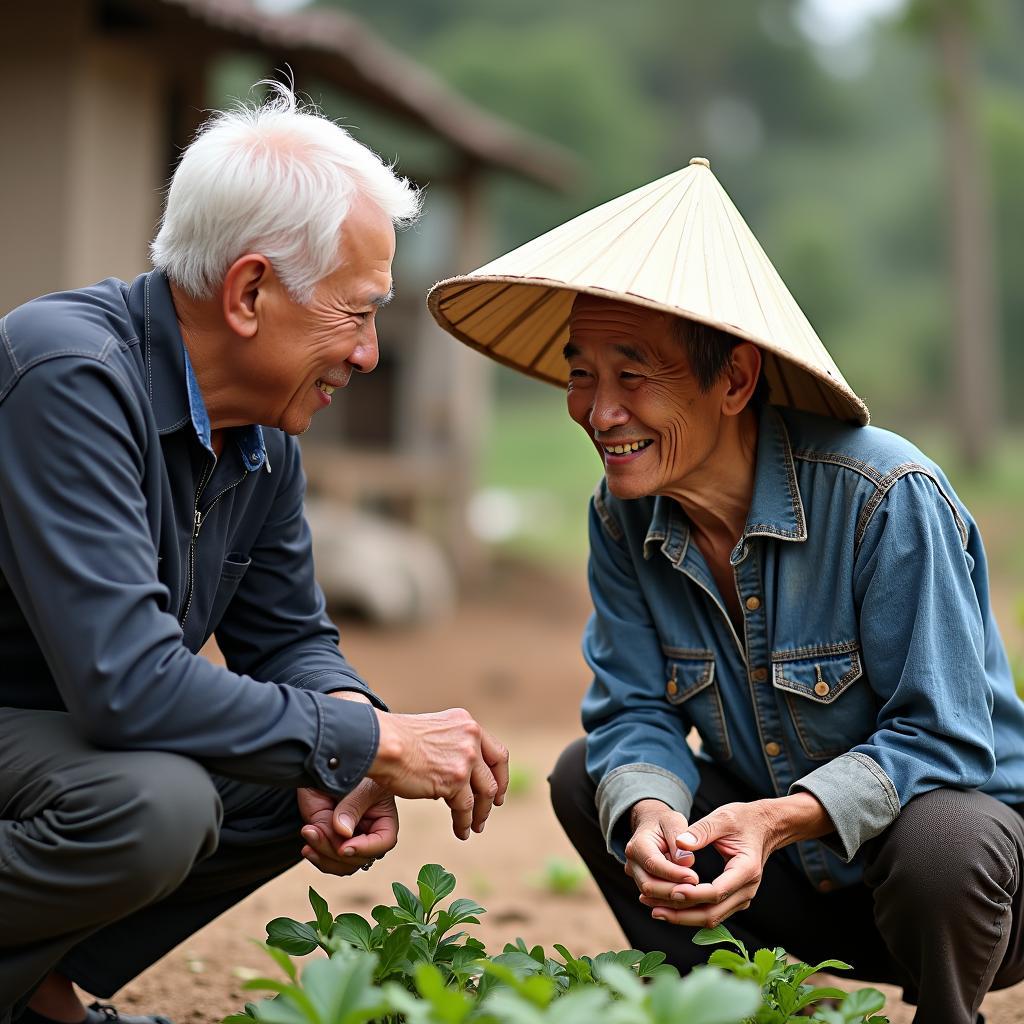 Hình ảnh đời sống chân chất của người dân tại vùng quê Xuyên Mộc, Bà Rịa - Vũng Tàu.