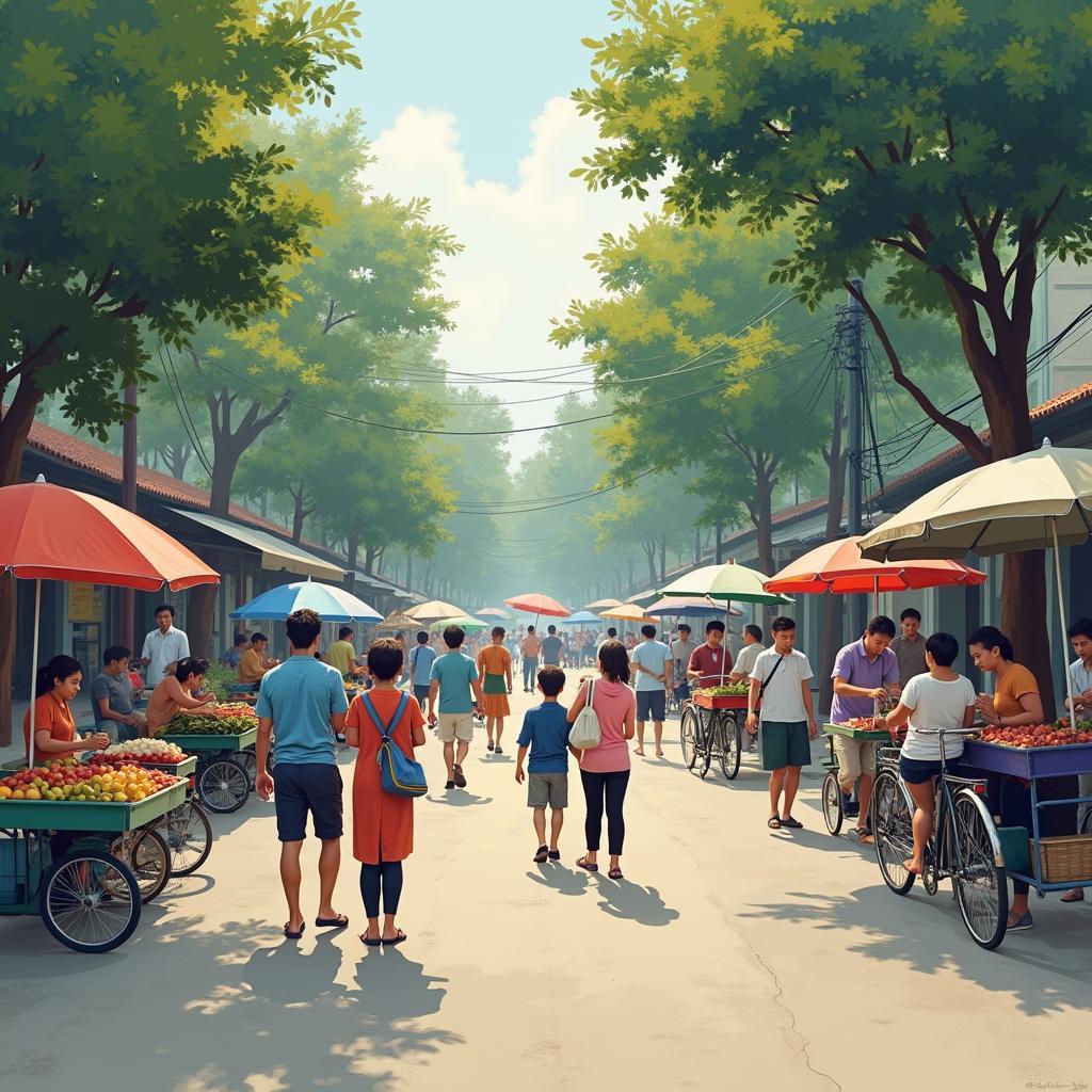 Hình ảnh về đời sống sinh hoạt tại Phường Thanh Liệt Huyện Thanh Trì