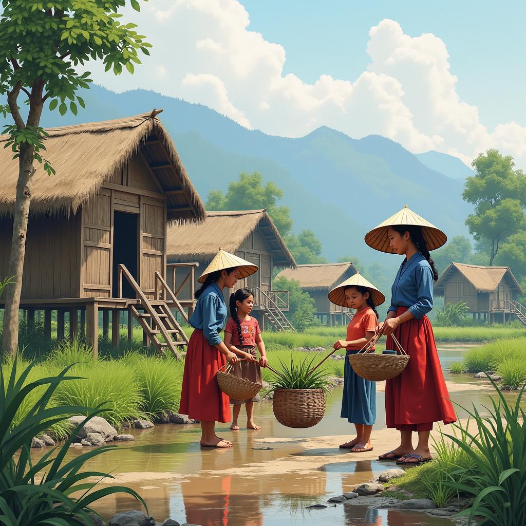 Hoat dong doi song va van hoa tai Xa Thuong Son Tinh Tuyen Quang